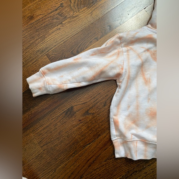 3T Snoopy Tie-Dye Hoodie Kids white orange snoopy skateboard gender neutral - Picture 10 of 15